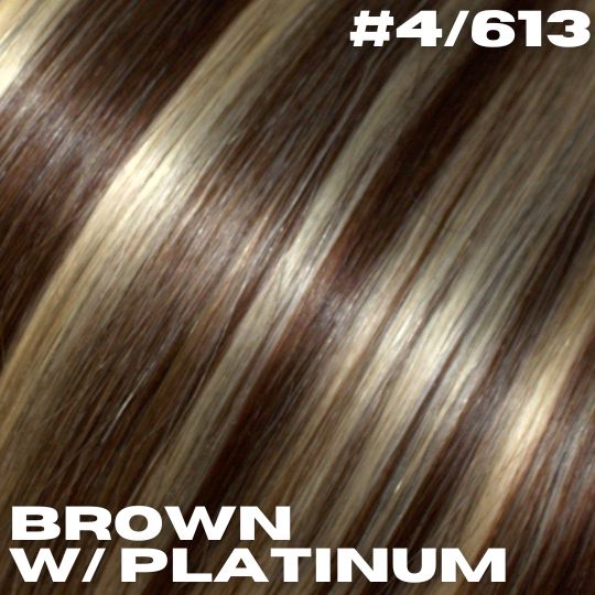 100% Remy Human Hair Seamless Clip-In Extensions 22inches- 130g
