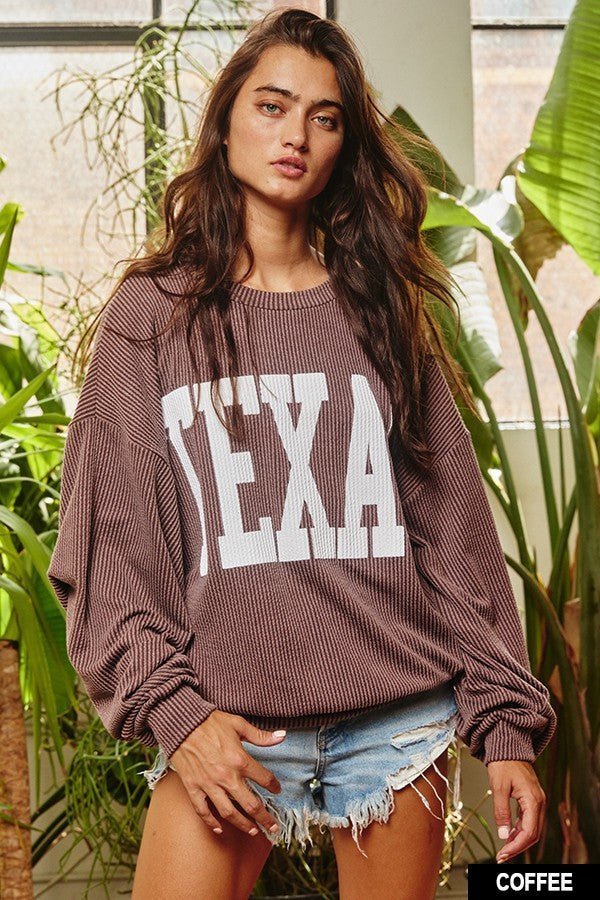 The Texas Graphic Sweatshirt (MULTIPLE COLORS)