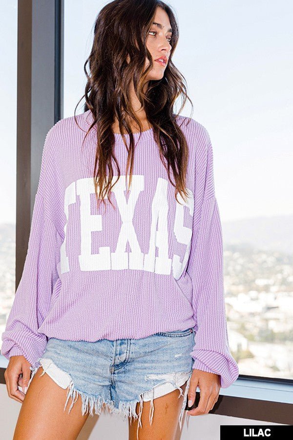 The Texas Graphic Sweatshirt (MULTIPLE COLORS)
