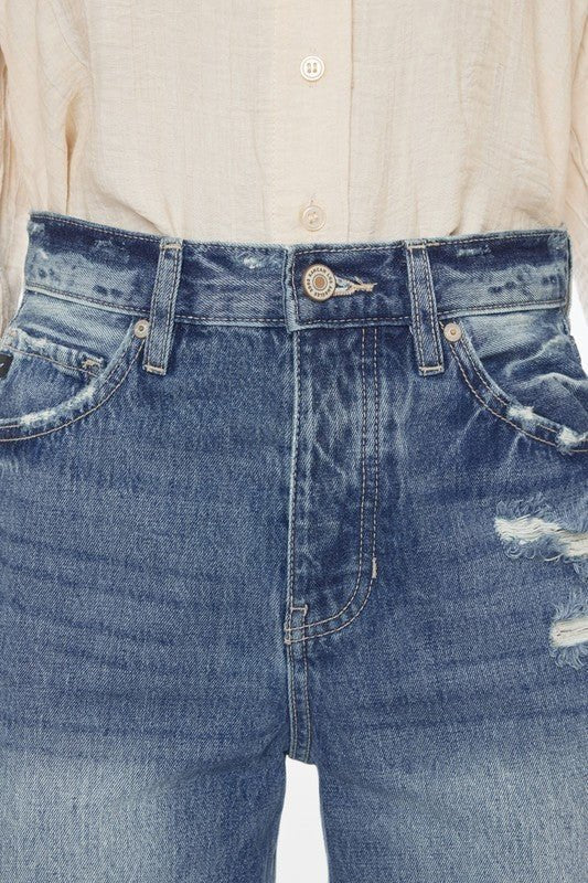KanCan Ultra High Rise 90's Wide Leg Flare*