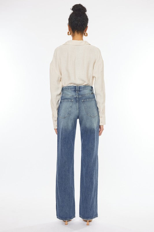 KanCan Ultra High Rise 90's Wide Leg Flare*