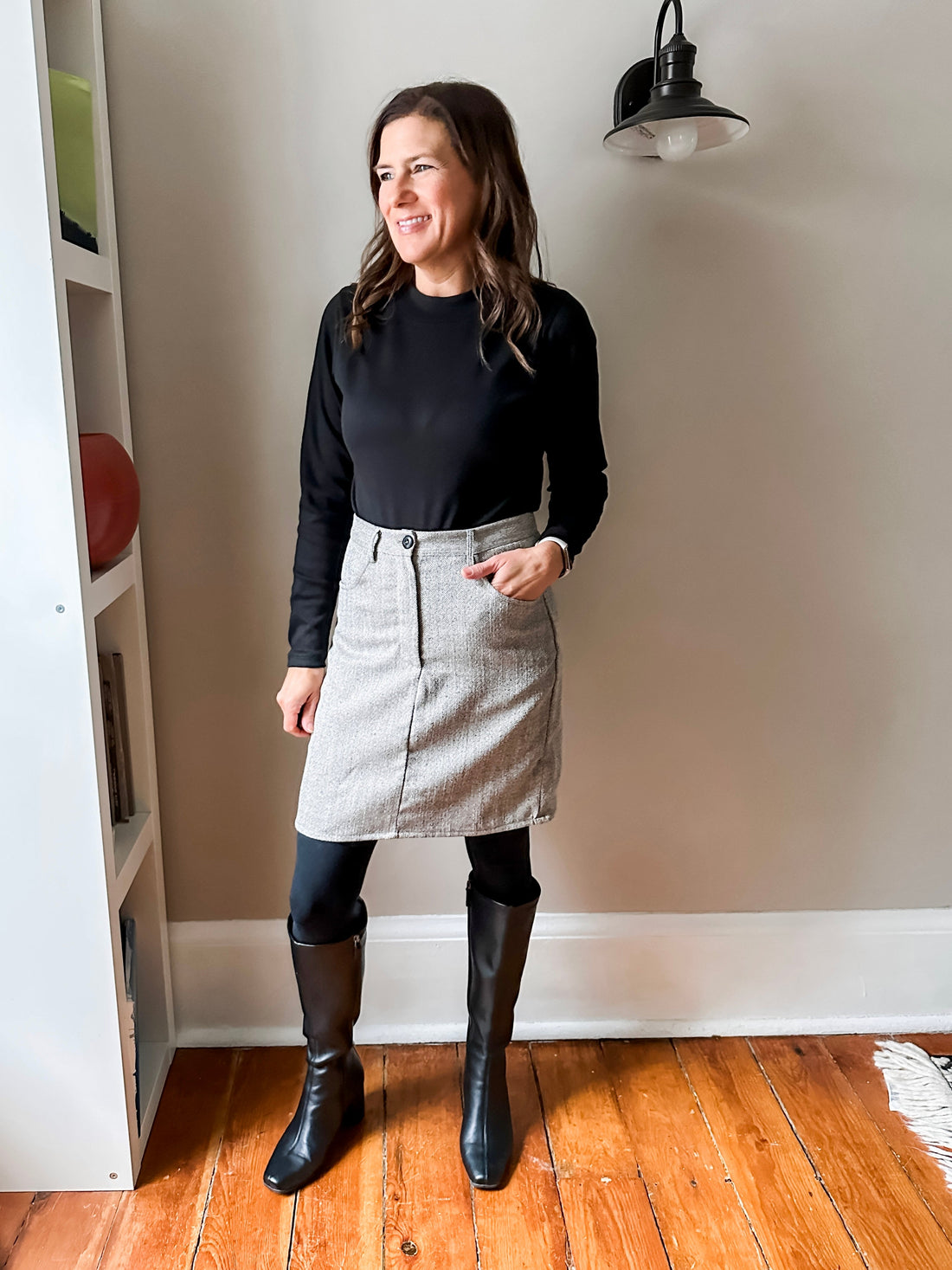 Tweed Mini Skirt