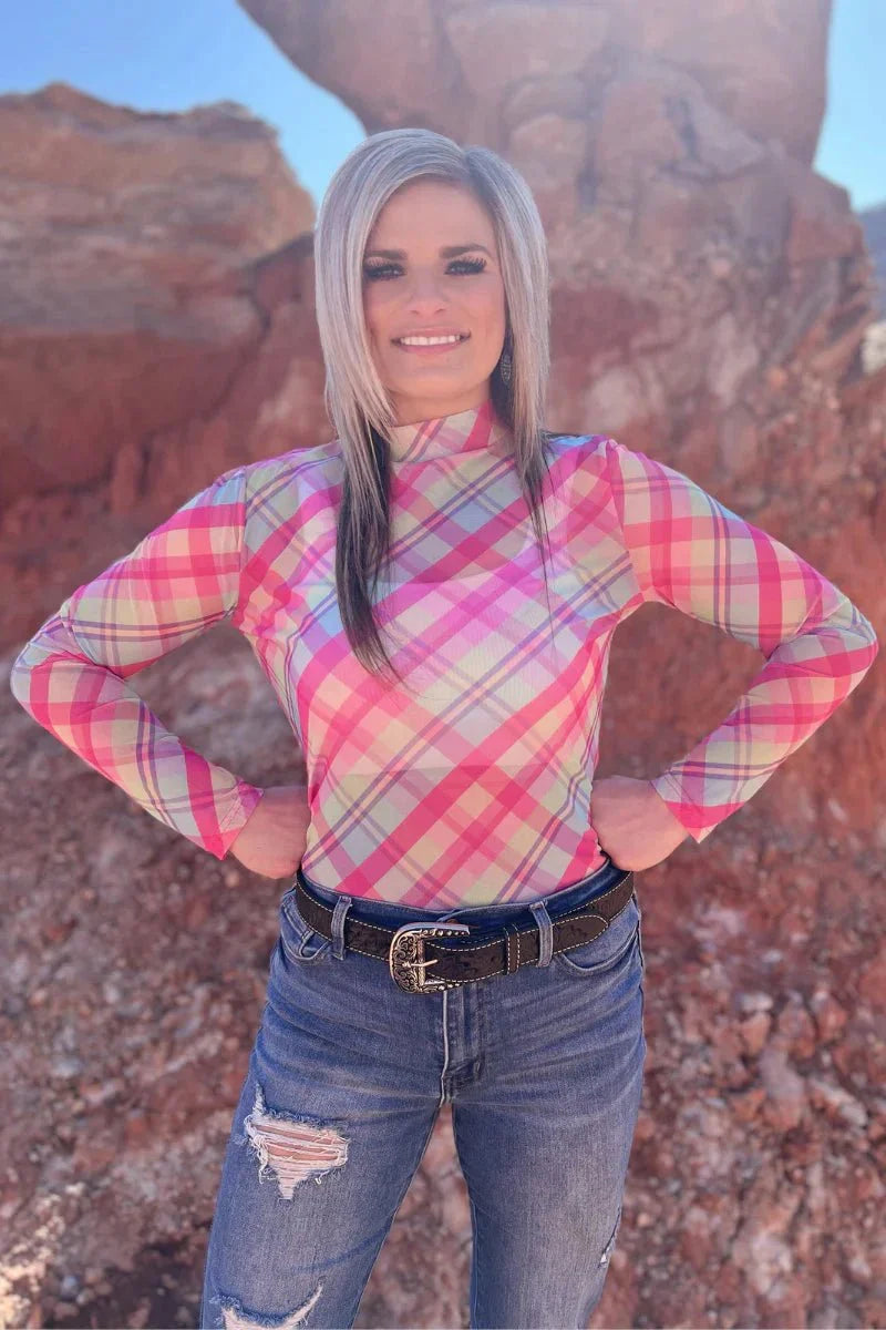 April Showers Mesh Top*