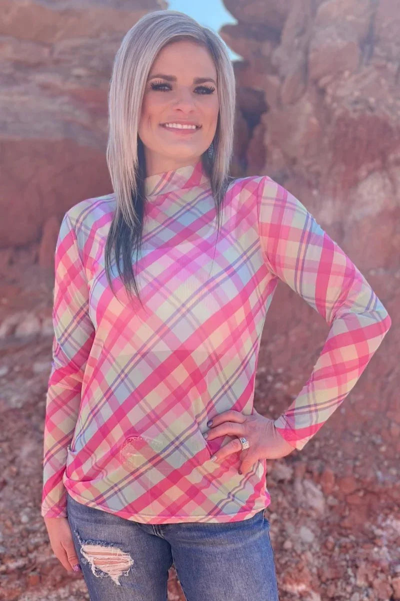 April Showers Mesh Top*