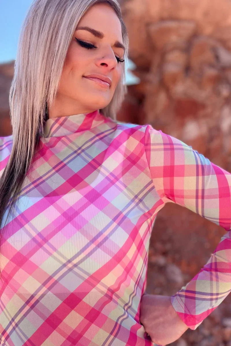 April Showers Mesh Top*