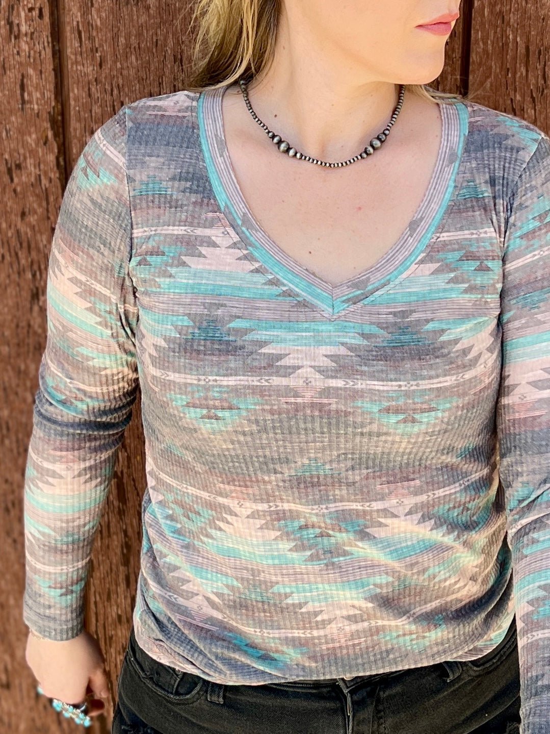 Burned Out Aztec Top*