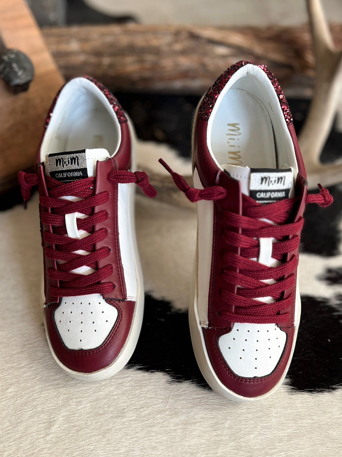 Maroon Candace Star Sneaker