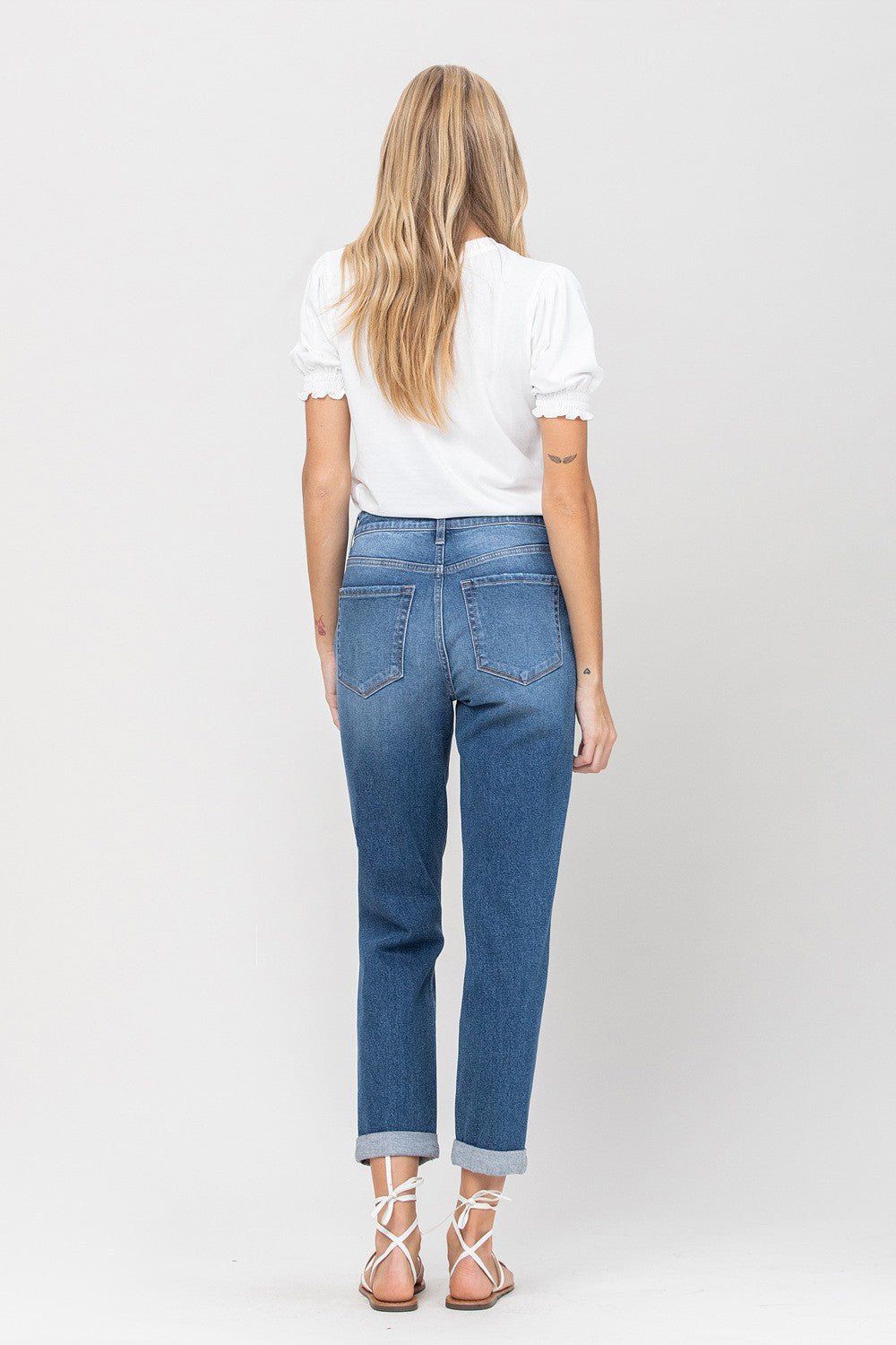 Candy Lights Mom Jeans