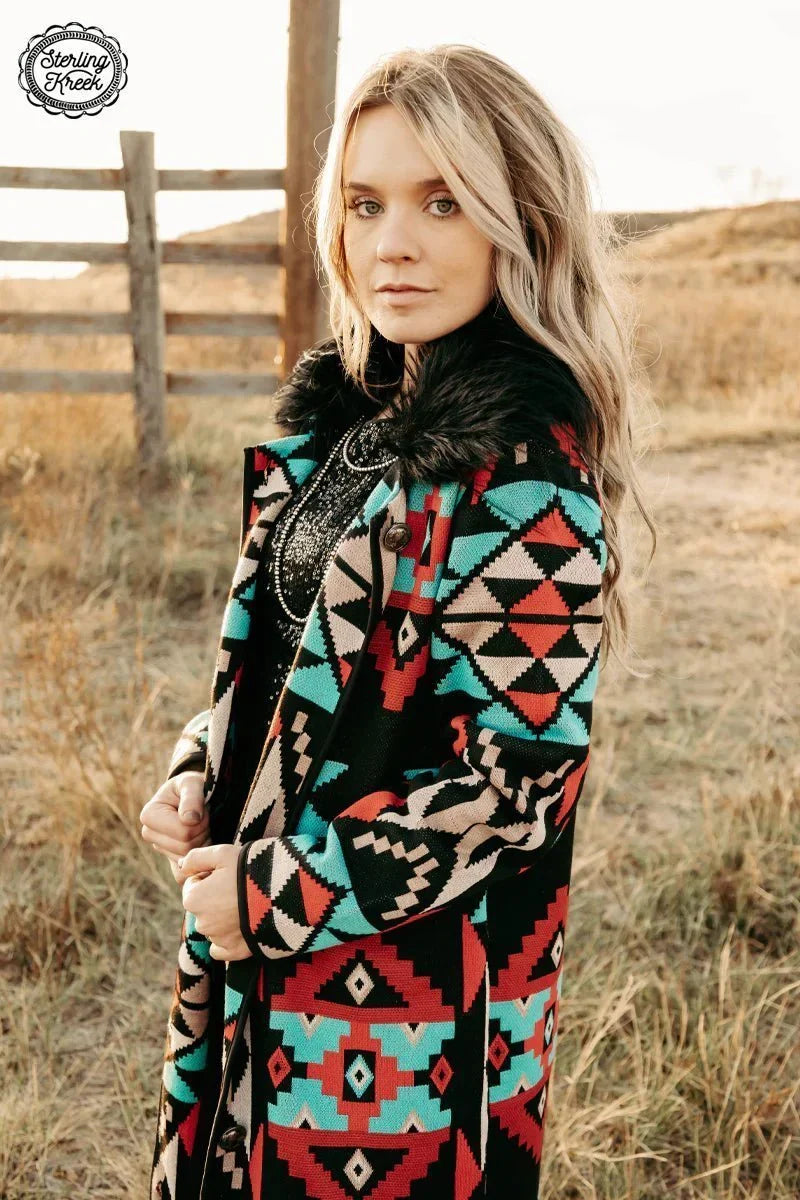 Azteca Knit Duster