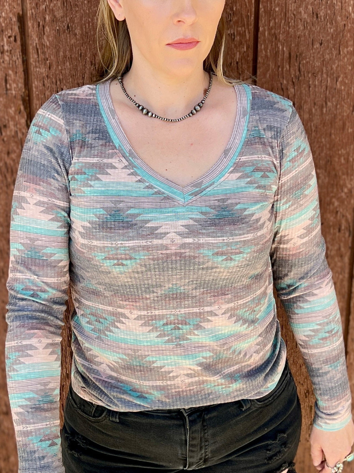 Burned Out Aztec Top*
