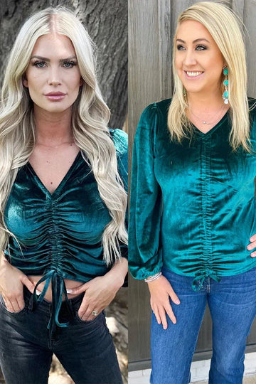 Texas Twist Emerald Top