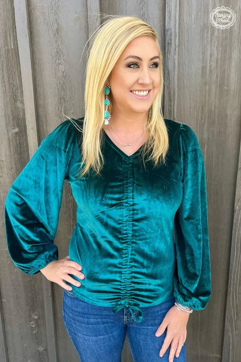 Texas Twist Emerald Top