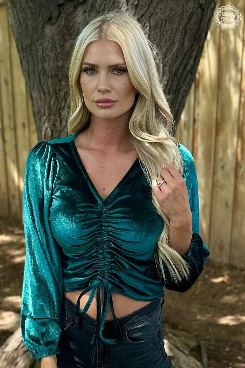 Texas Twist Emerald Top