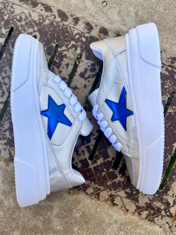 Silver Make Ya Holla' Sneakers*