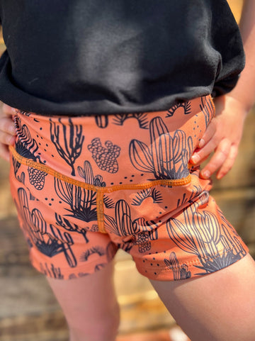 KIDS Cactus Western Activewear Shorts*
