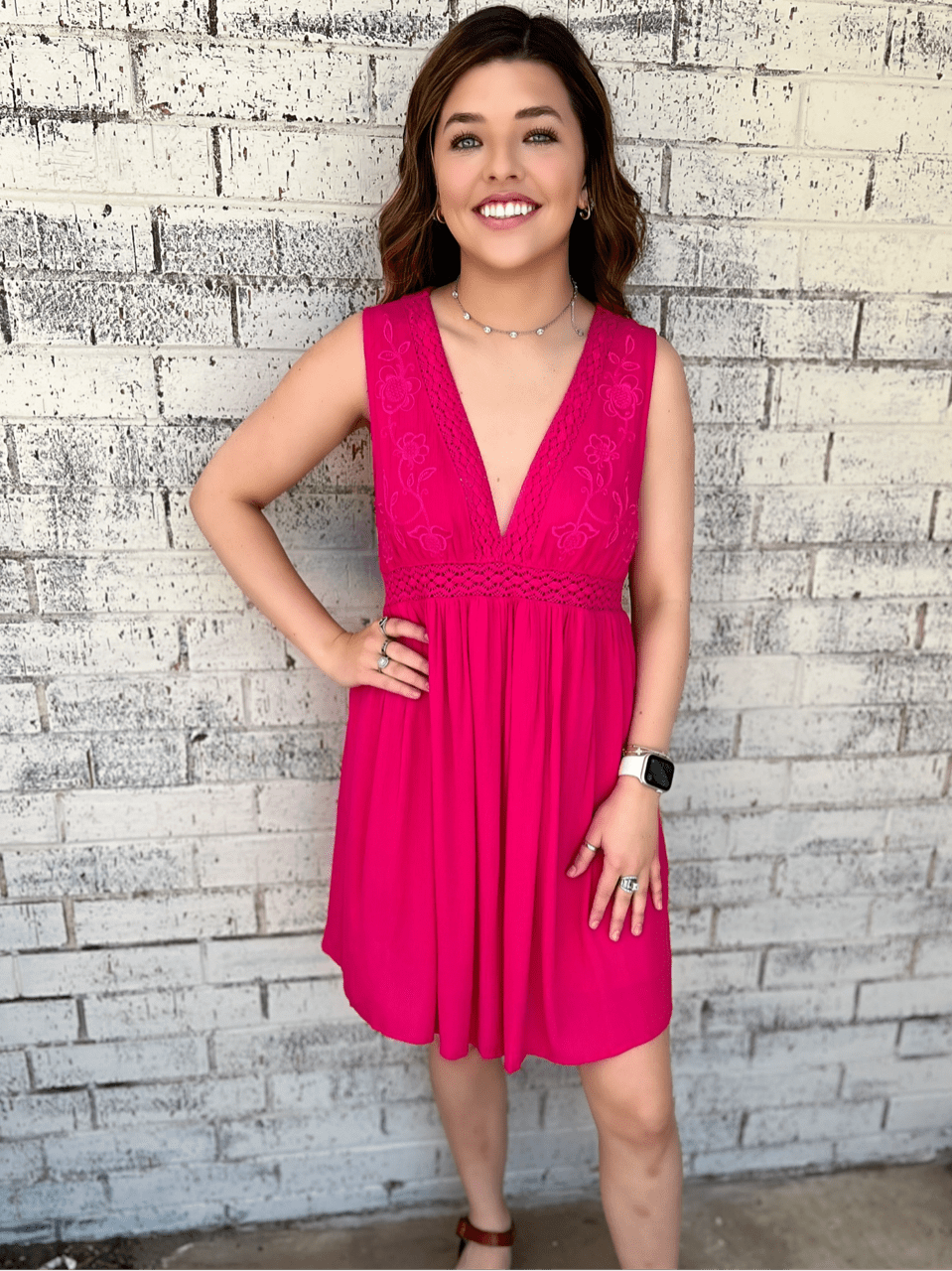 Elegantly Pink Dress*