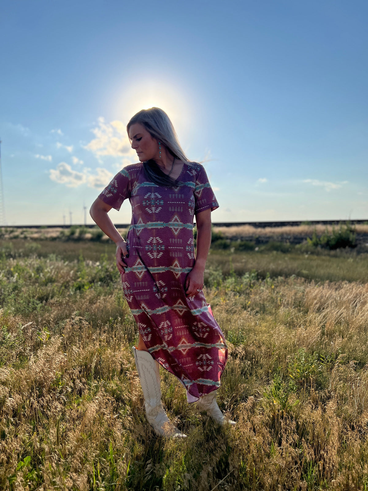 Sterling Kreek Red River Maxi Dress