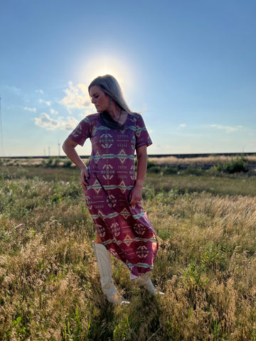 Sterling Kreek Red River Maxi Dress