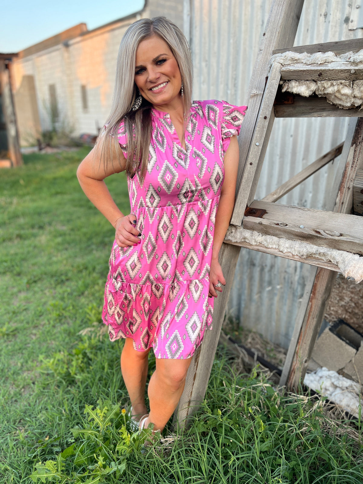Sterling Kreek Needed Me Pink Dress