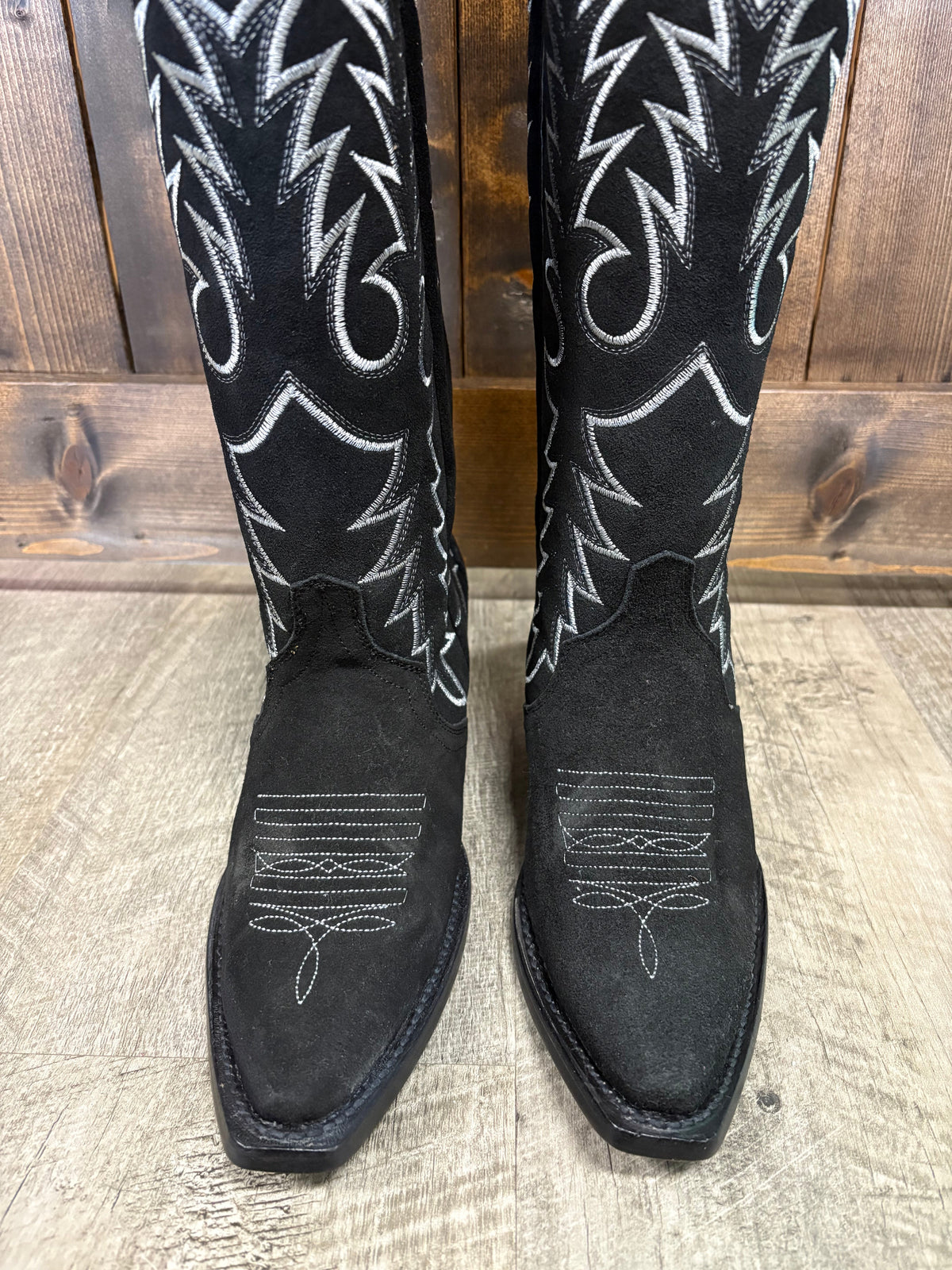 Tanner Mark Women's Black Suede Boots