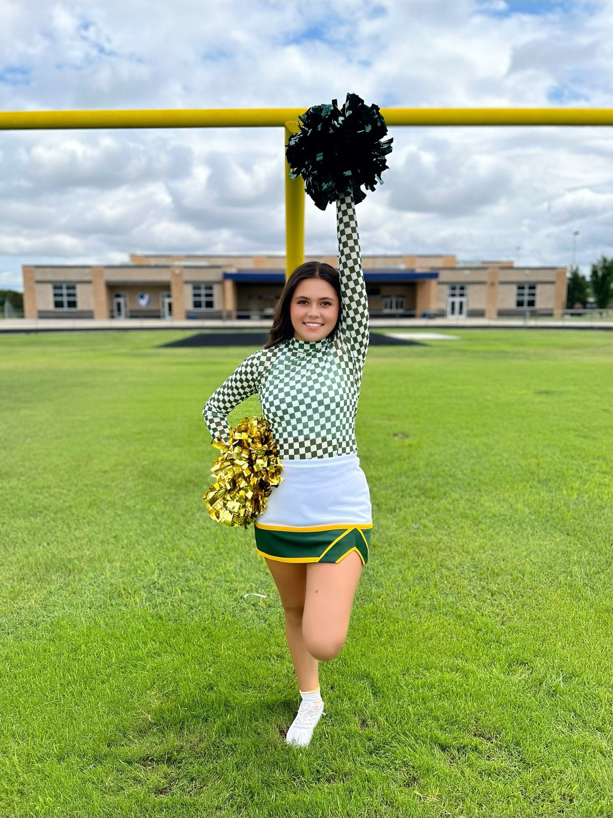 Sterling Kreek Pep Rally Green Mesh Top