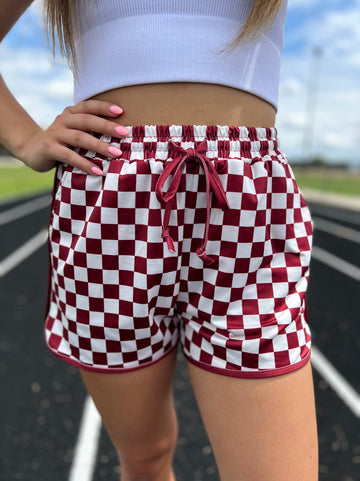 Sterling Kreek Maroon Pep Rally Shorts