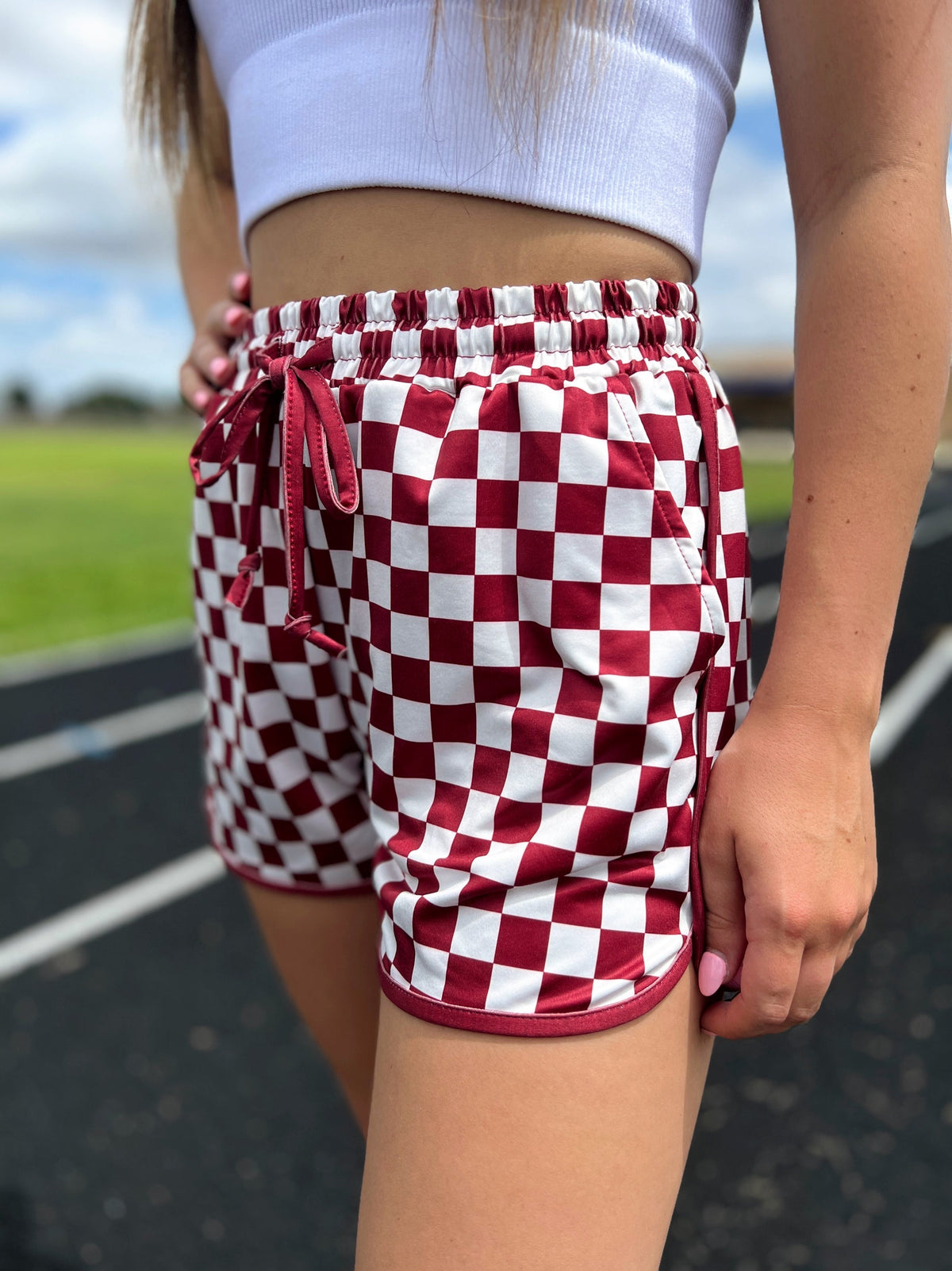 Sterling Kreek Maroon Pep Rally Shorts