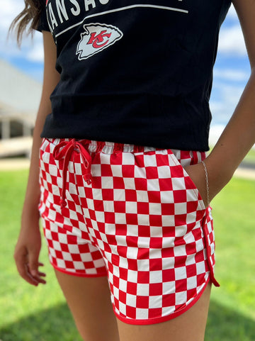 Sterling Kreek Red Pep Rally Shorts