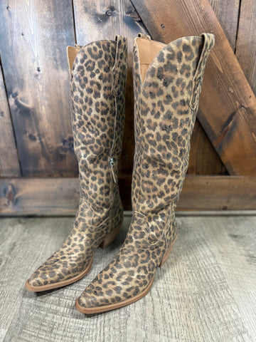Samara Leopard Western Boots