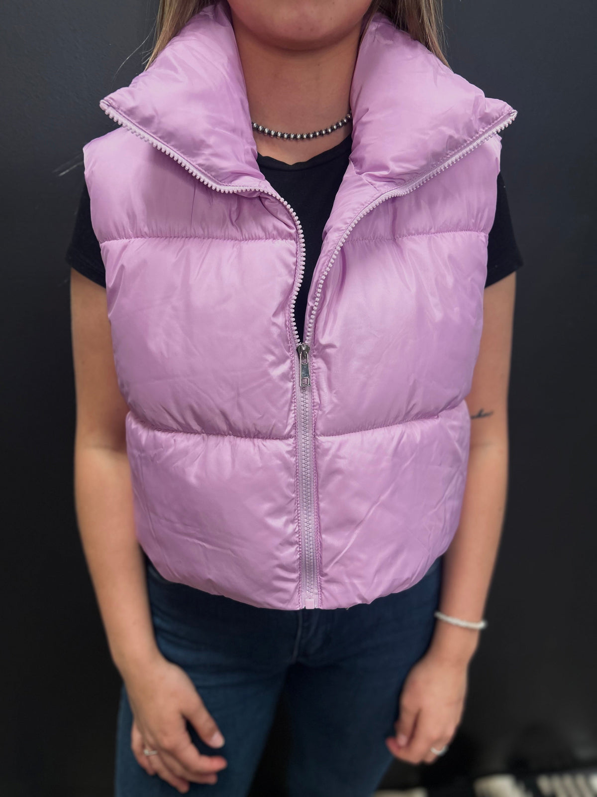 Puffer Cropped Vest*