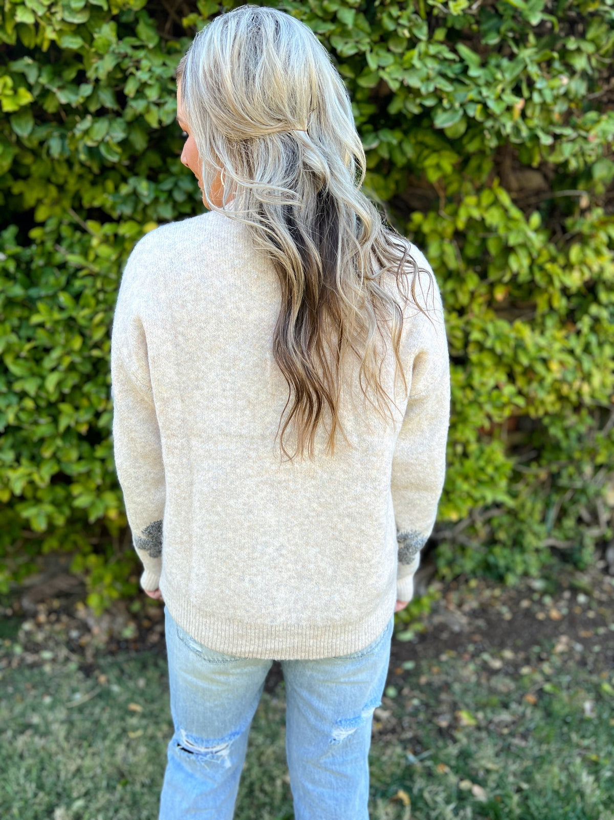 Puff Flower Super Soft Comfy Sweater Top*