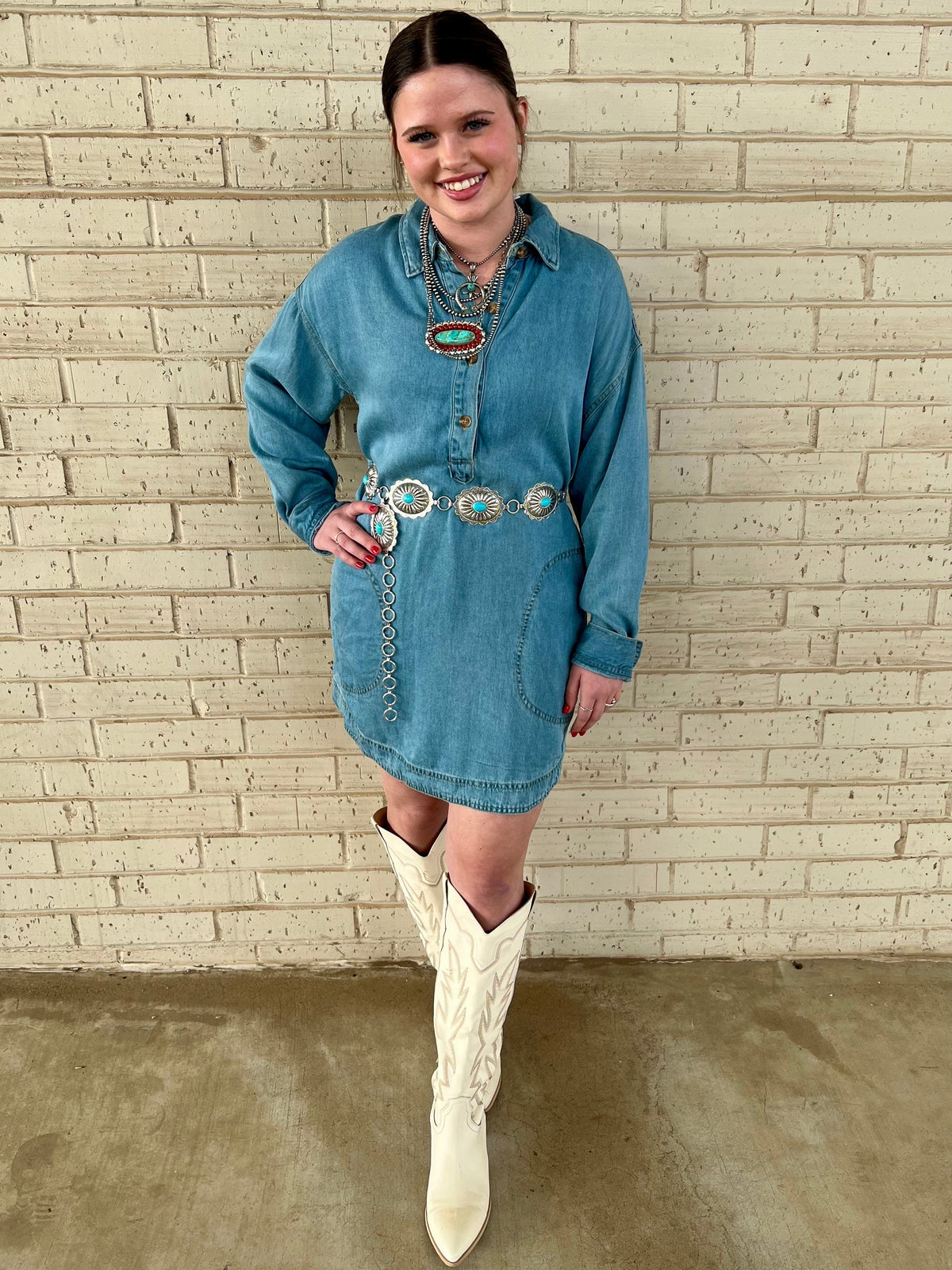 Rodeo Time Denim Dress
