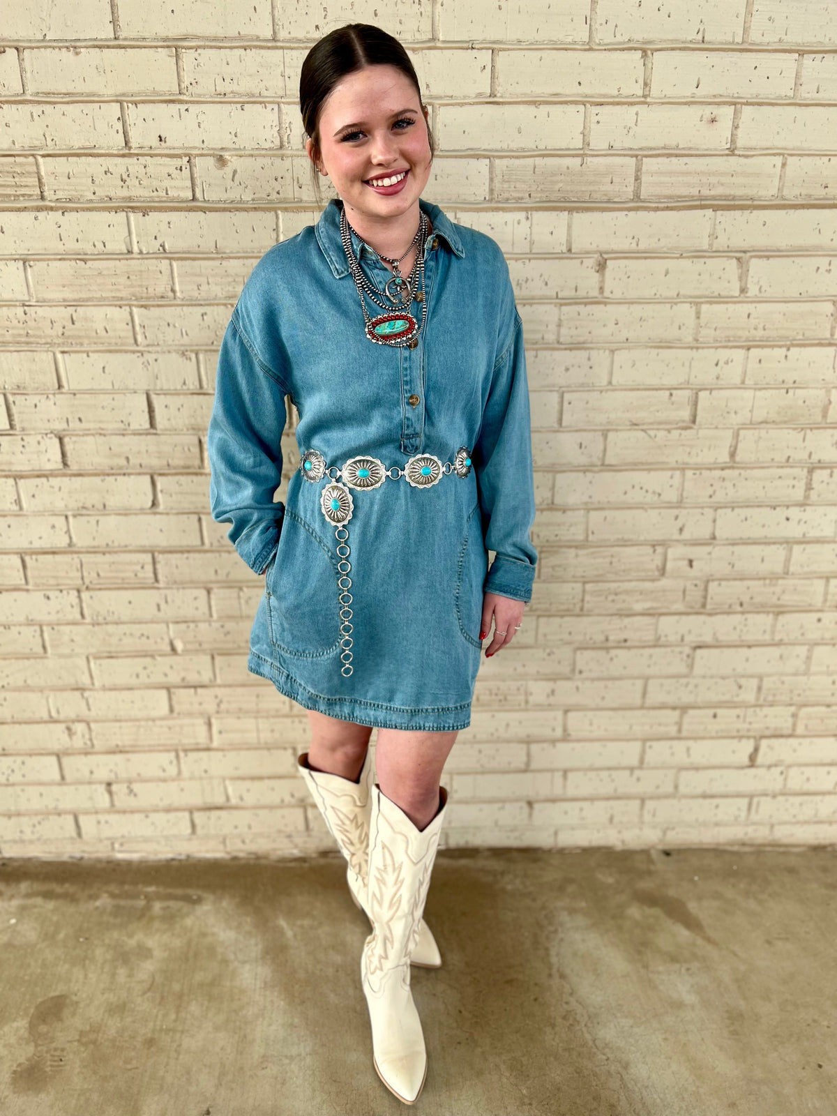 Rodeo Time Denim Dress