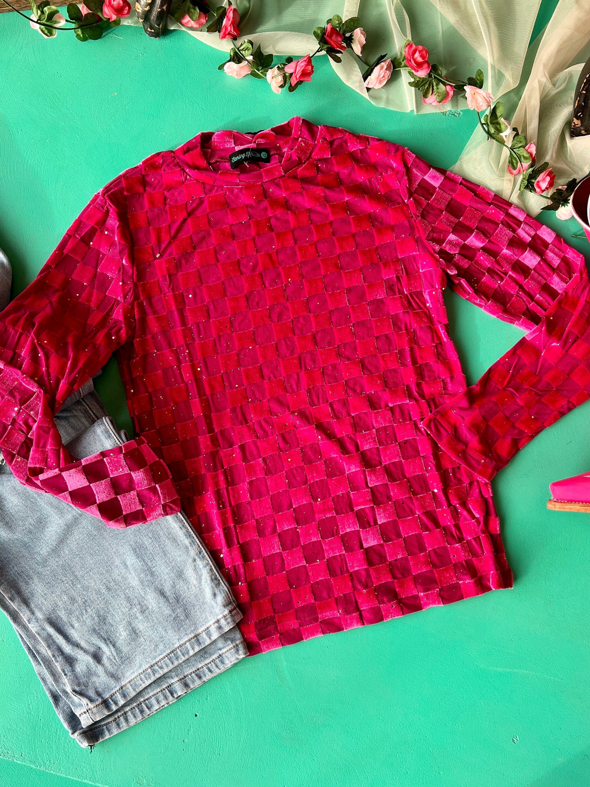 Sterling Kreek You Da Bomb Pink Top