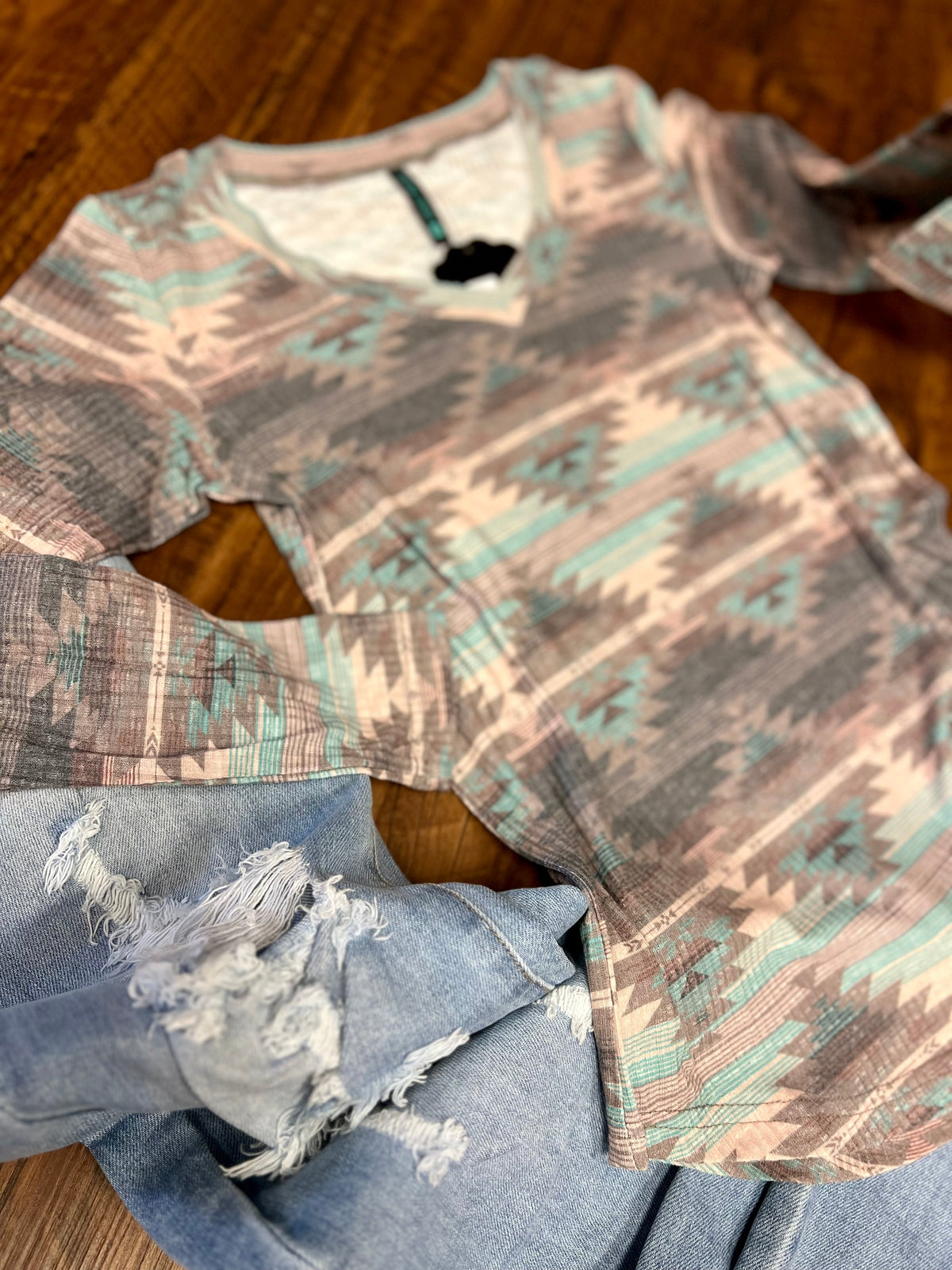 Burned Out Aztec Top*