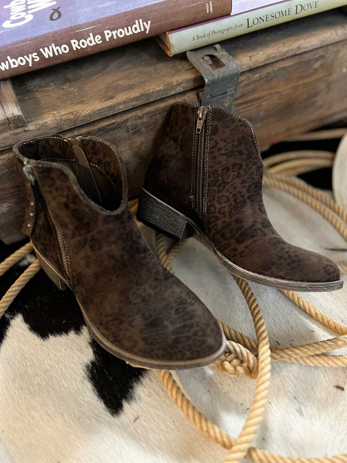 Charming Hidden Leopard Booties