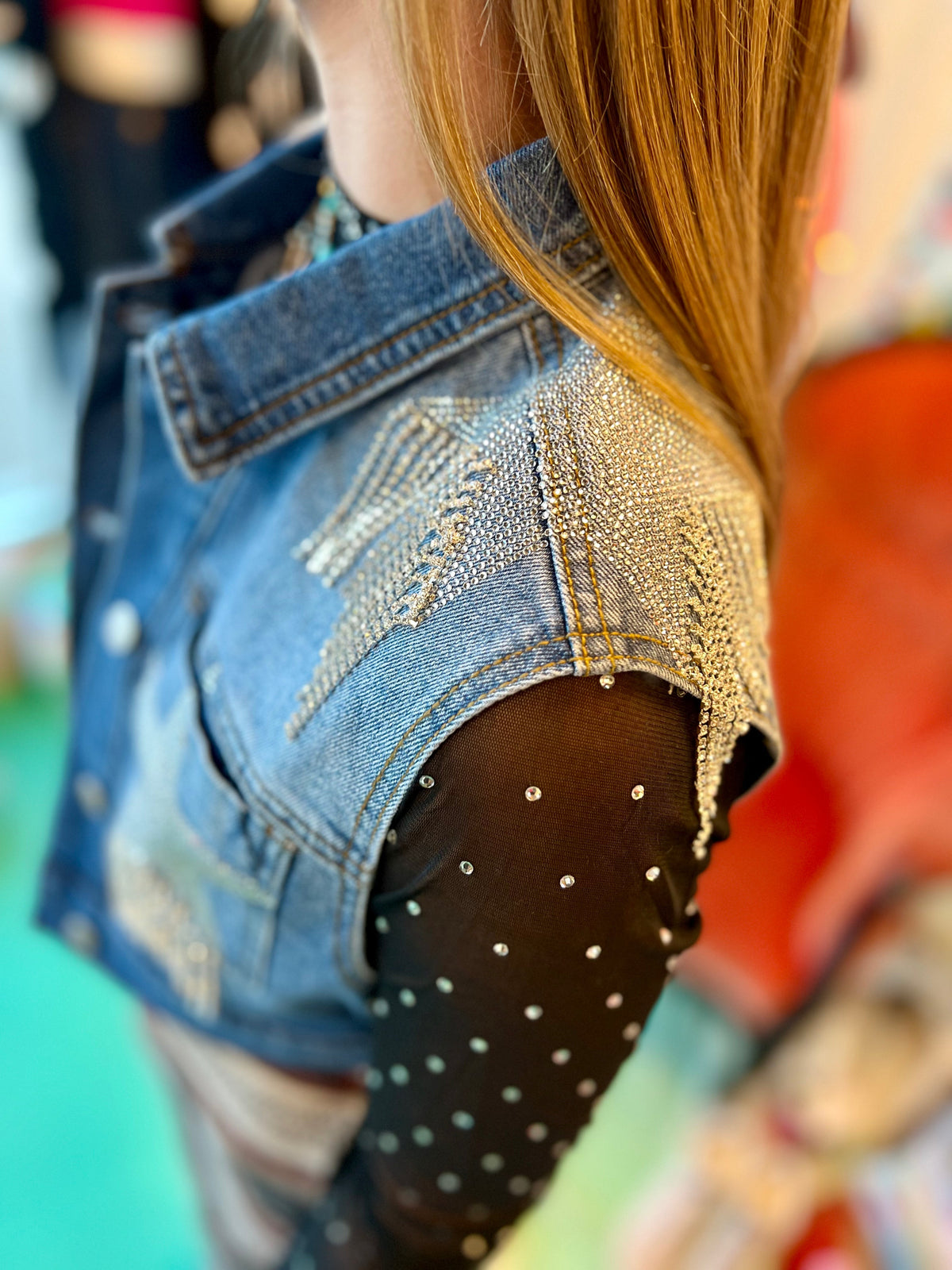 Reach For The Stars Denim Vest*