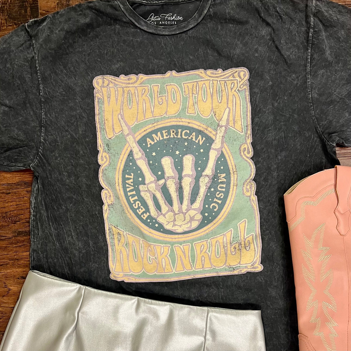 PLUS World Tour Rock & Roll Graphic Tee