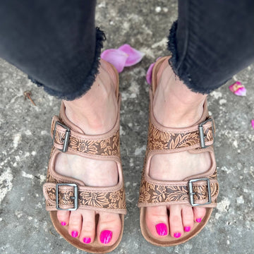 Berry Comfy Tan Burkies