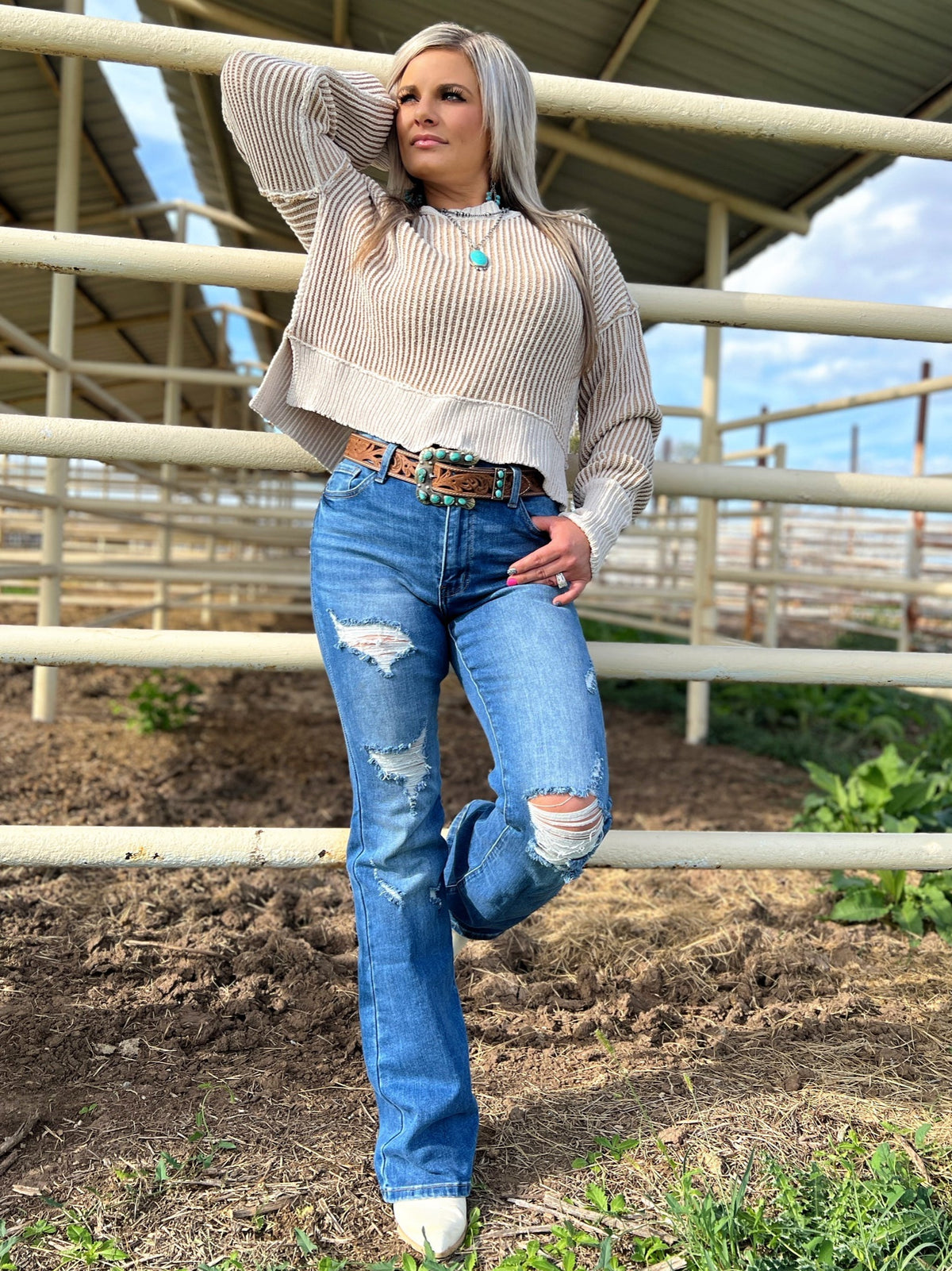 At The Rodeo Bootcut Jeans*