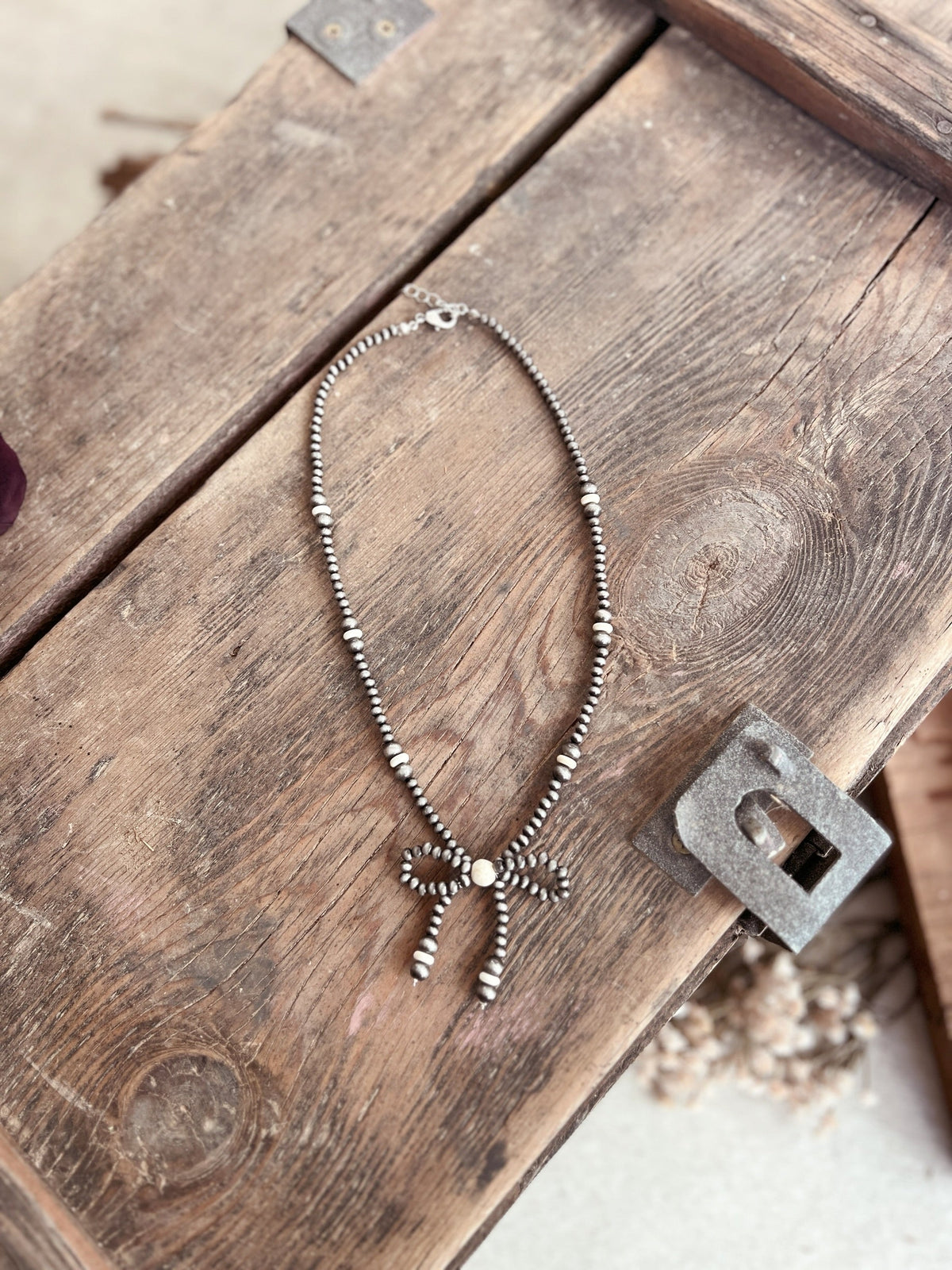 Western Style Navajo Inspired Bow Necklaces - 4 Colors