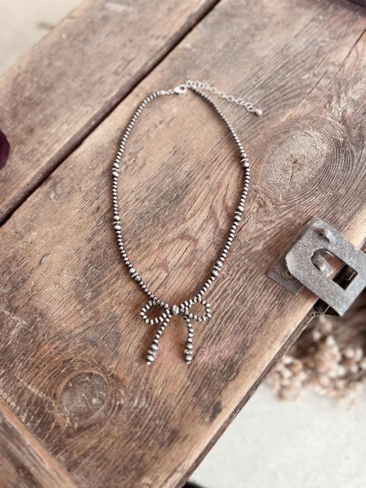 Western Style Navajo Inspired Bow Necklaces - 4 Colors