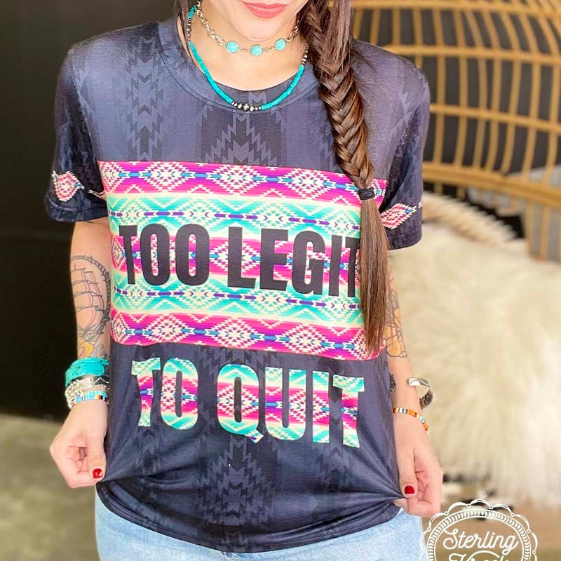 PLUS Too Legit Too Quit Tee*