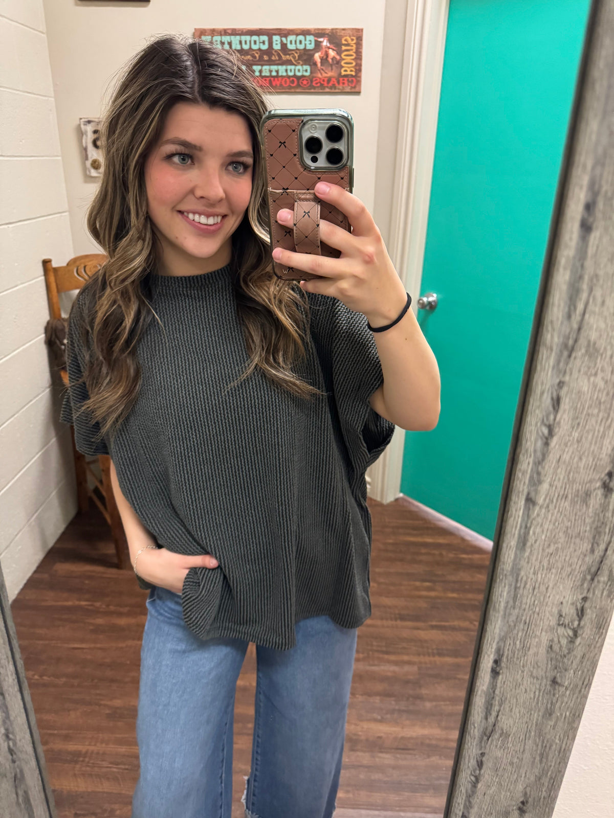 Kick Back Oversized Top- 2 Colors