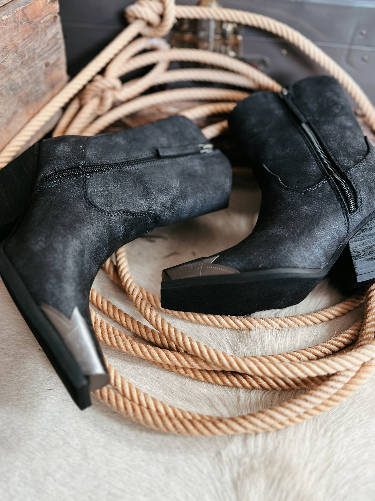 Jimi Black Booties