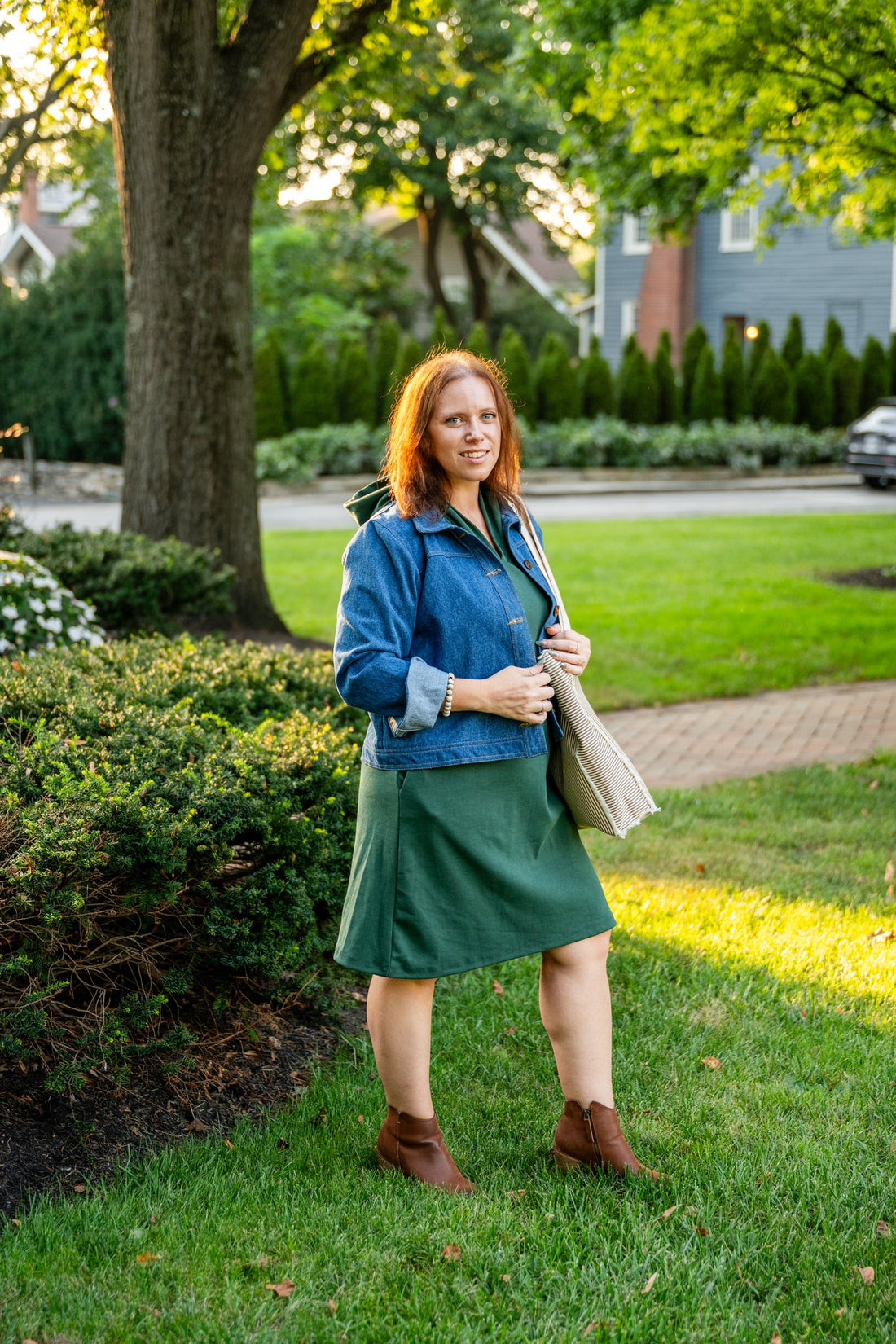 Sleeveless Knit Hoodie Dress