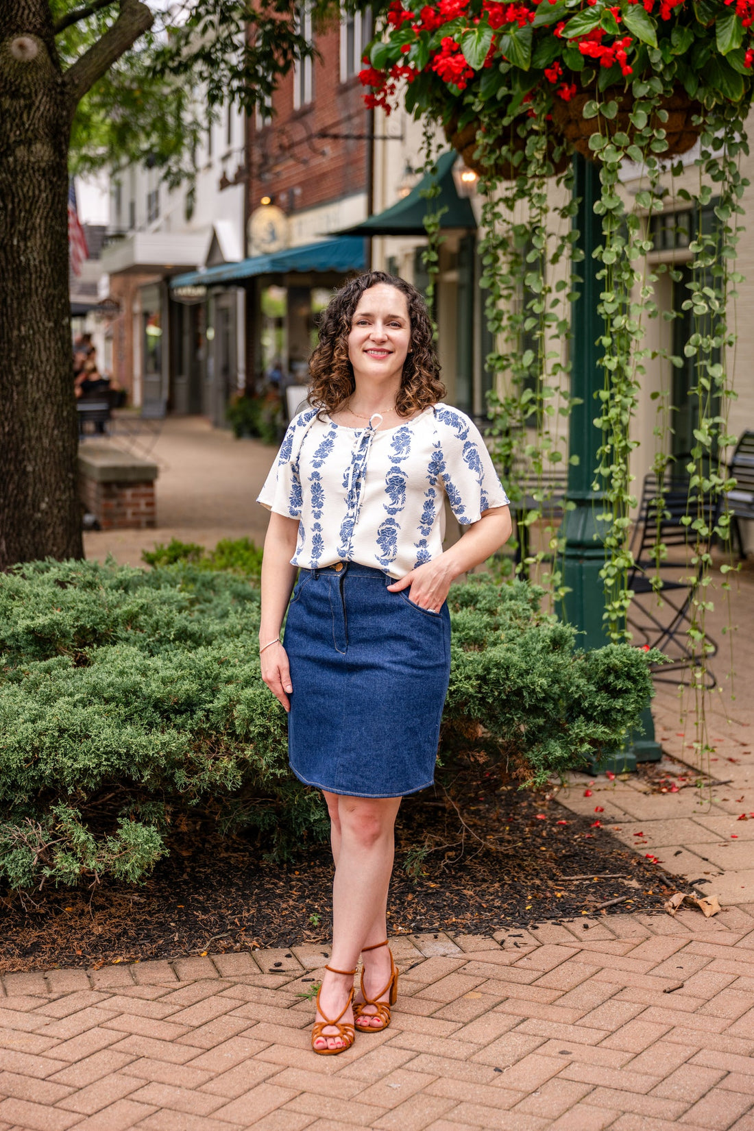 Denim Mini Skirt