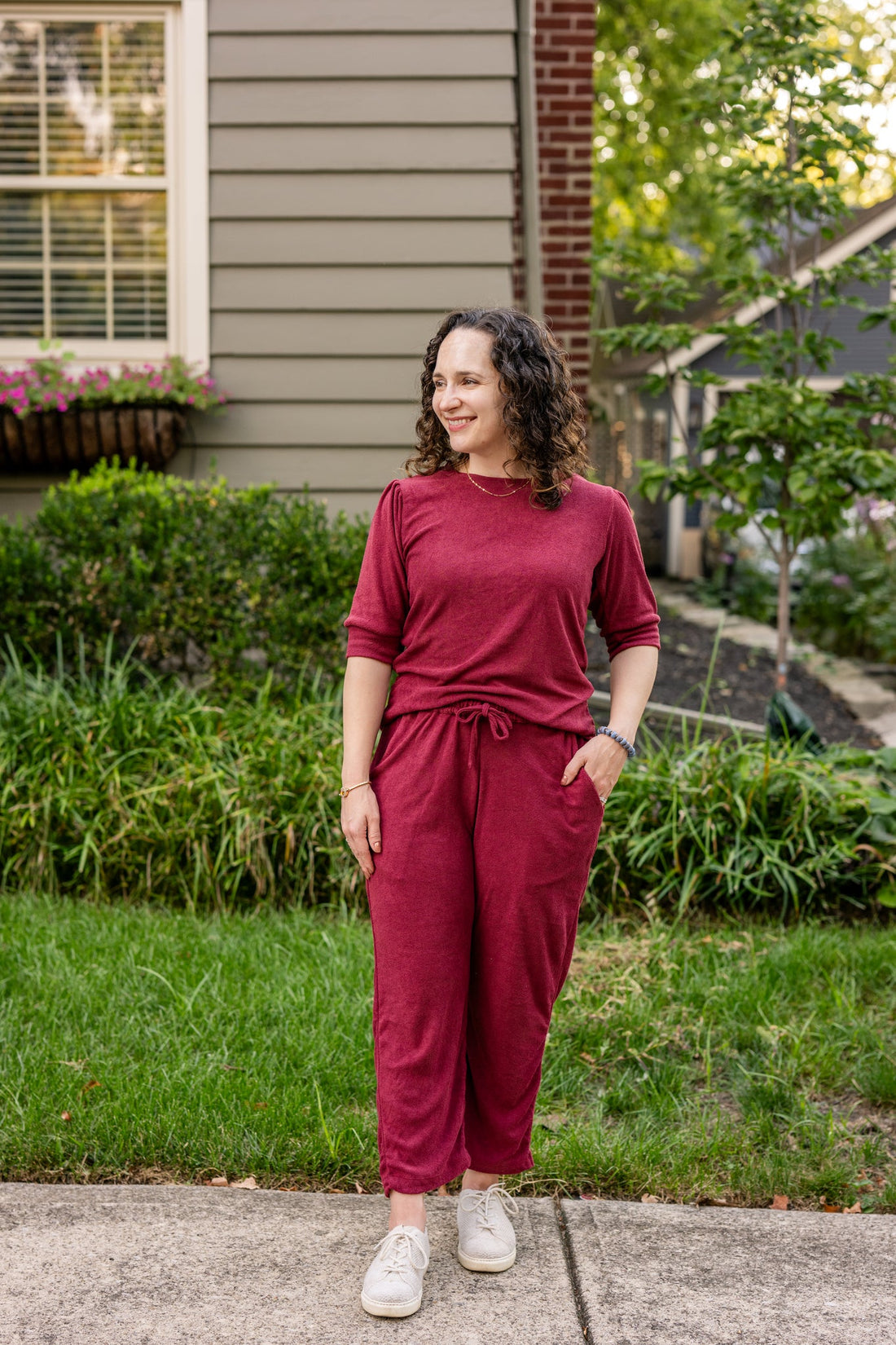 Terry Towel Crop Pant