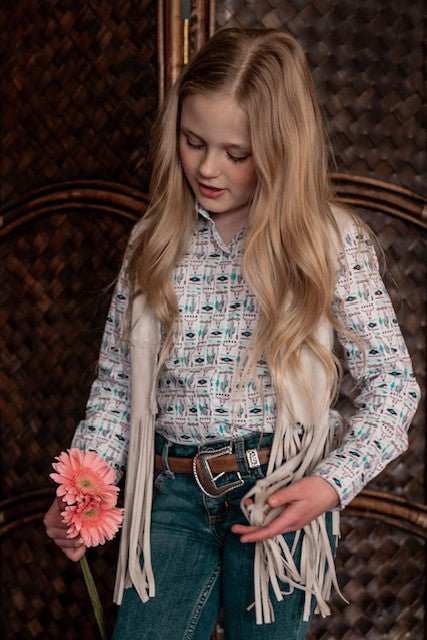 Kid's Fornia Stone Fringe Vest*