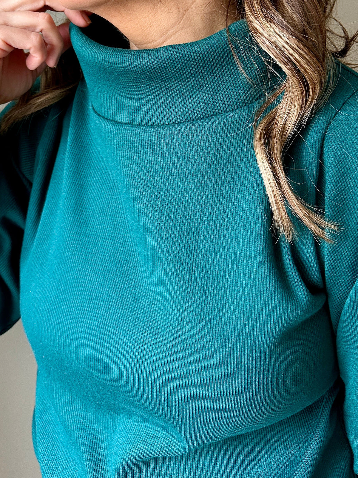 Mock Neck Relaxed Body Suit